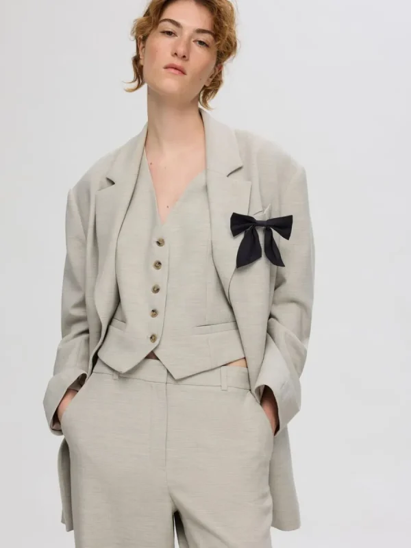 SELECTED ÖVERDIMENSIONERAD KAVAJ Beige Sale