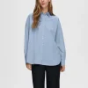 SELECTED ÖVERDIMENSIONERAD SKJORTA Blue New
