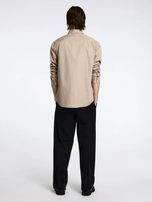 SELECTED ÖVERDIMENSIONERAD SKJORTA Brown Discount