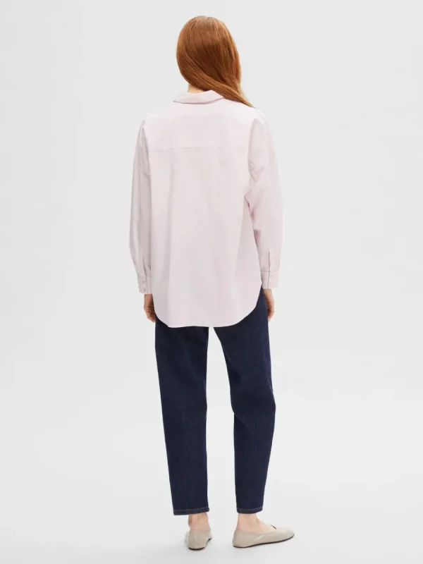 SELECTED ÖVERDIMENSIONERAD SKJORTA Pink Store