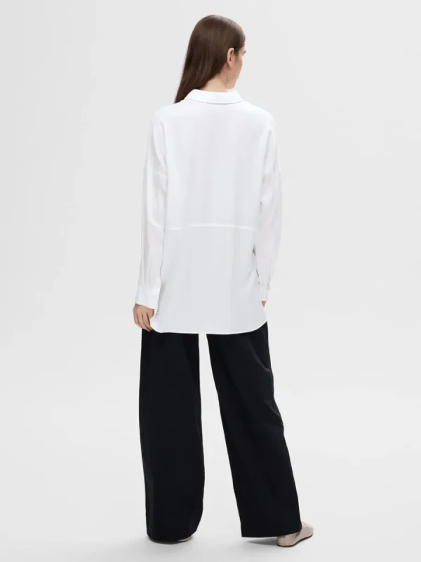 SELECTED ÖVERDIMENSIONERAD SKJORTA White Best Sale