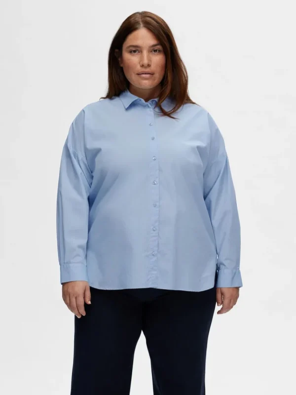SELECTED ÖVERDIMENSIONERAD SKJORTA Blue New