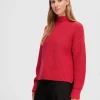 SELECTED ÖVERDIMENSIONERAD TRÖJA Red Discount