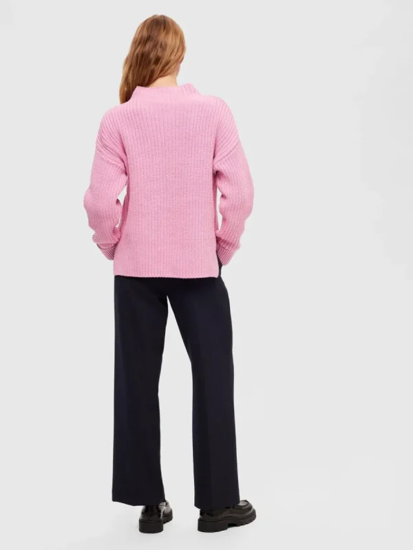 SELECTED ÖVERDIMENSIONERAD TRÖJA Pink Discount