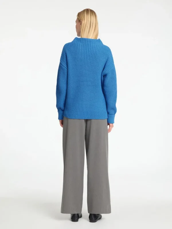 SELECTED ÖVERDIMENSIONERAD TRÖJA Blue Best Sale