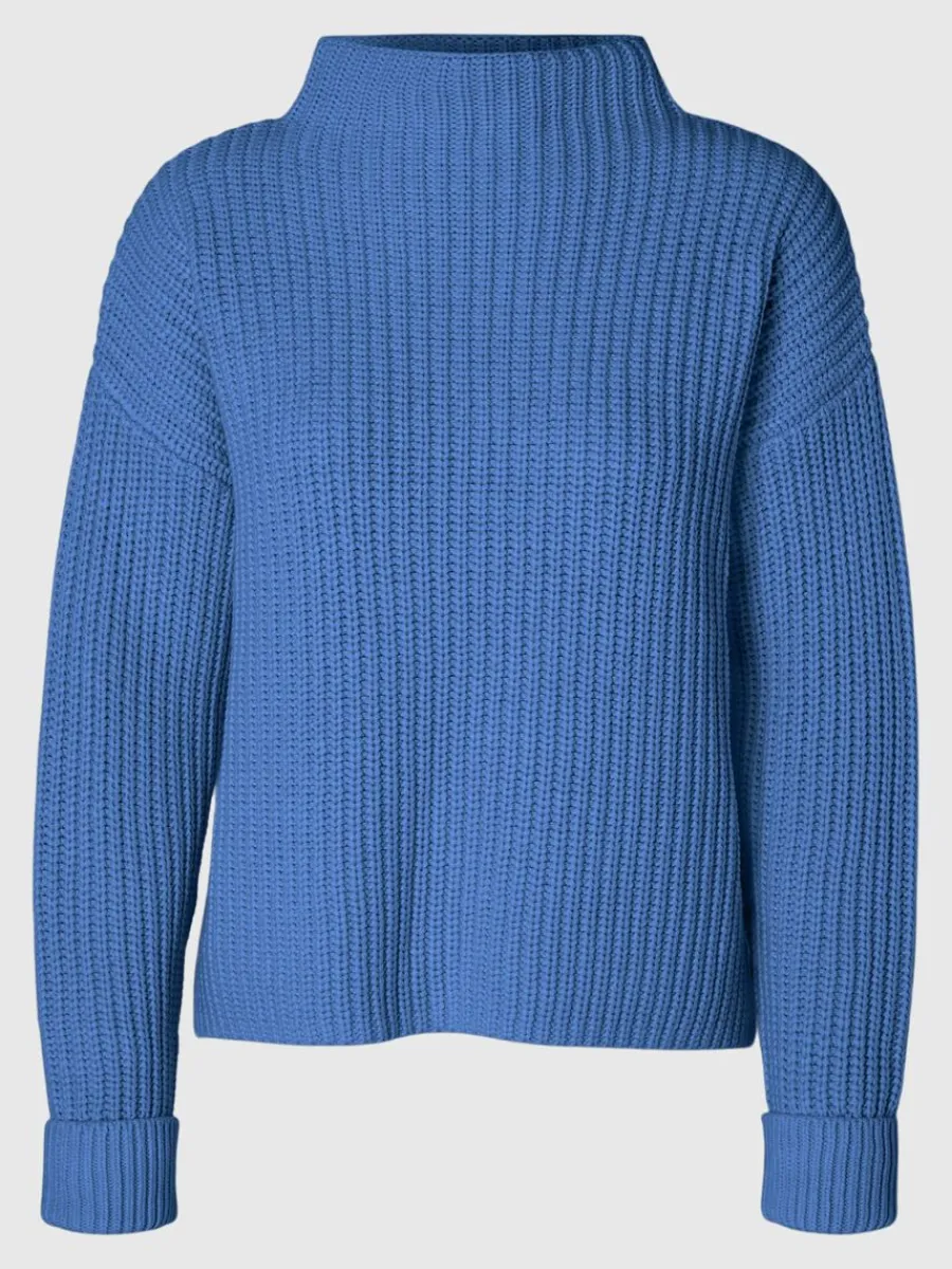 verdimensionerad_trja_5-5.webp SELECTED ÖVERDIMENSIONERAD TRÖJA Blue Best Sale