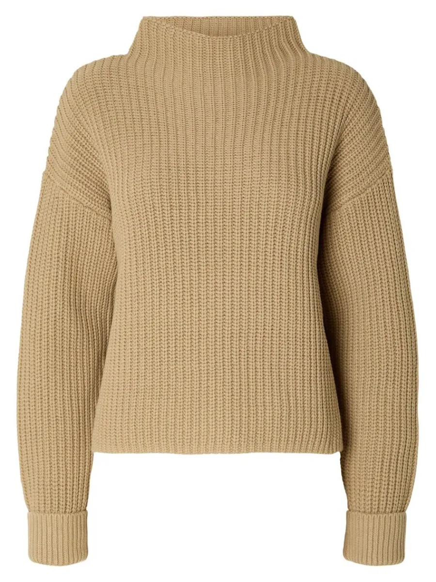 verdimensionerad_trja_5-7.webp SELECTED ÖVERDIMENSIONERAD TRÖJA Brown Cheap