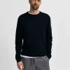 SELECTED VÅFFELSTICKNING TRÖJA Black Best Sale