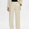 SELECTED VID SLIM FIT FORMELL KOSTYMBYXOR Beige Outlet