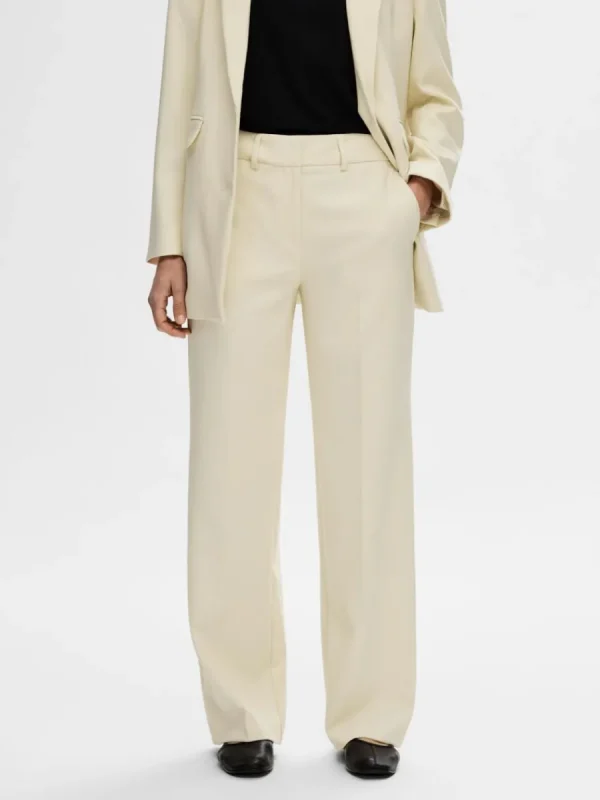 SELECTED VID SLIM FIT FORMELL KOSTYMBYXOR Beige Outlet