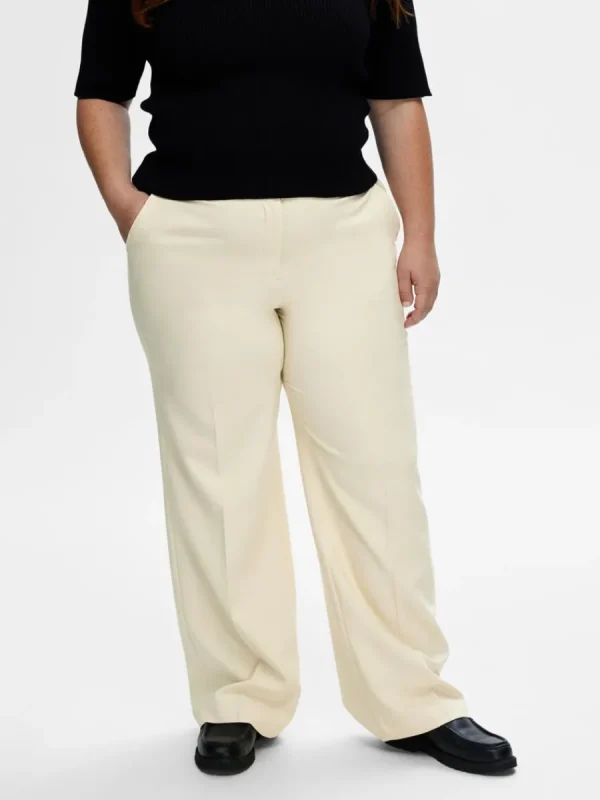SELECTED VID SLIM FIT FORMELL KOSTYMBYXOR Beige Outlet