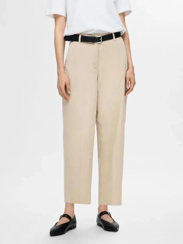SELECTED VIDA BEN CHINOS Beige Store