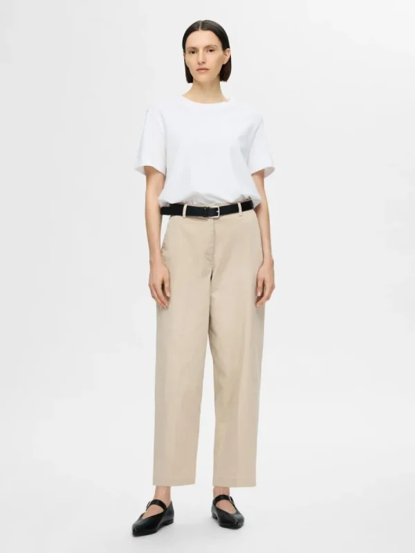 SELECTED VIDA BEN CHINOS Beige Store
