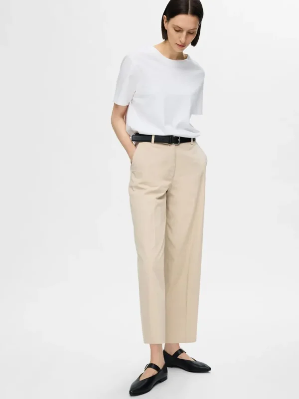 SELECTED VIDA BEN CHINOS Beige Store