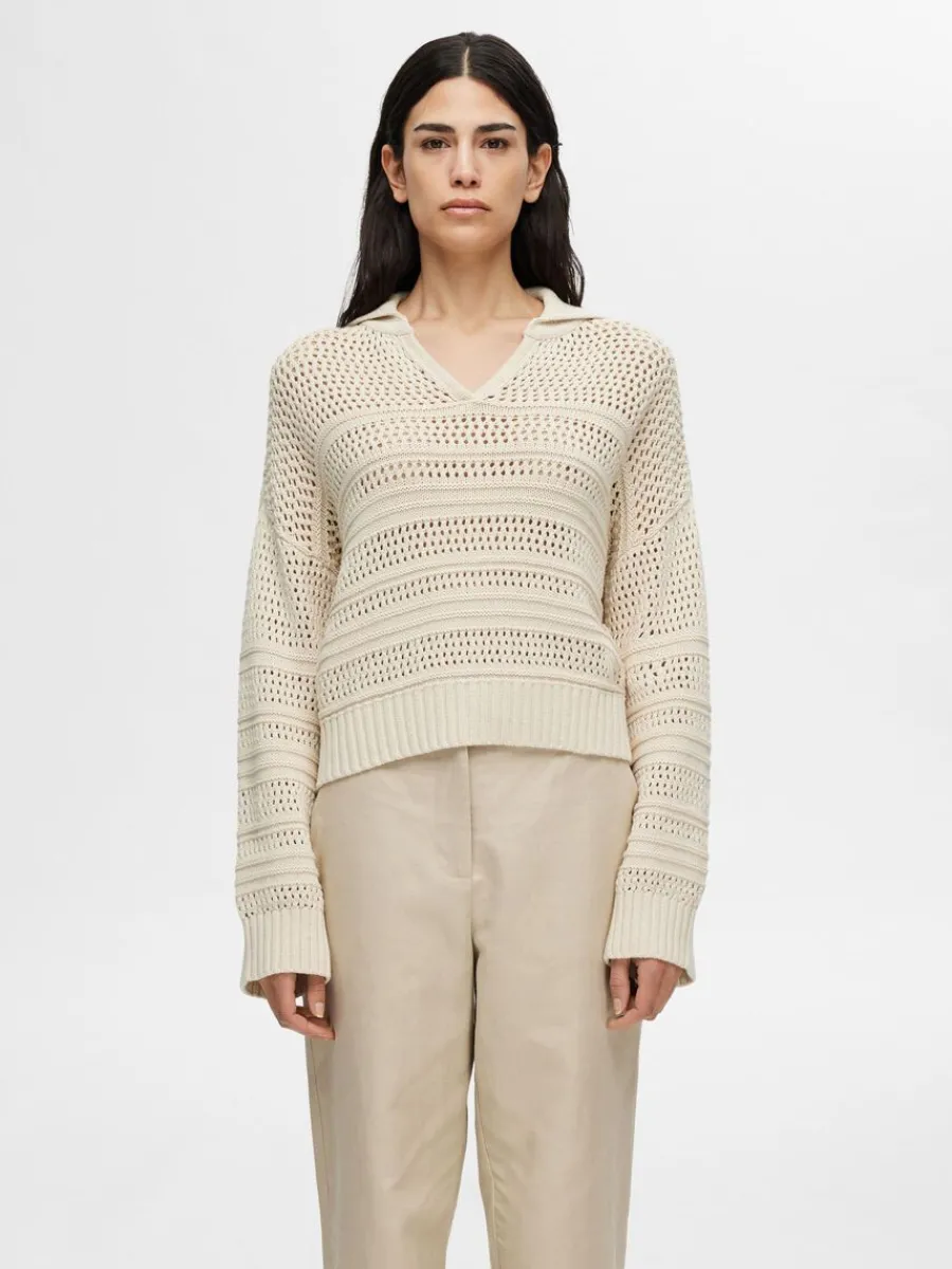 virkad_stil_trja_0.webp SELECTED VIRKAD STIL TRÖJA Beige Best