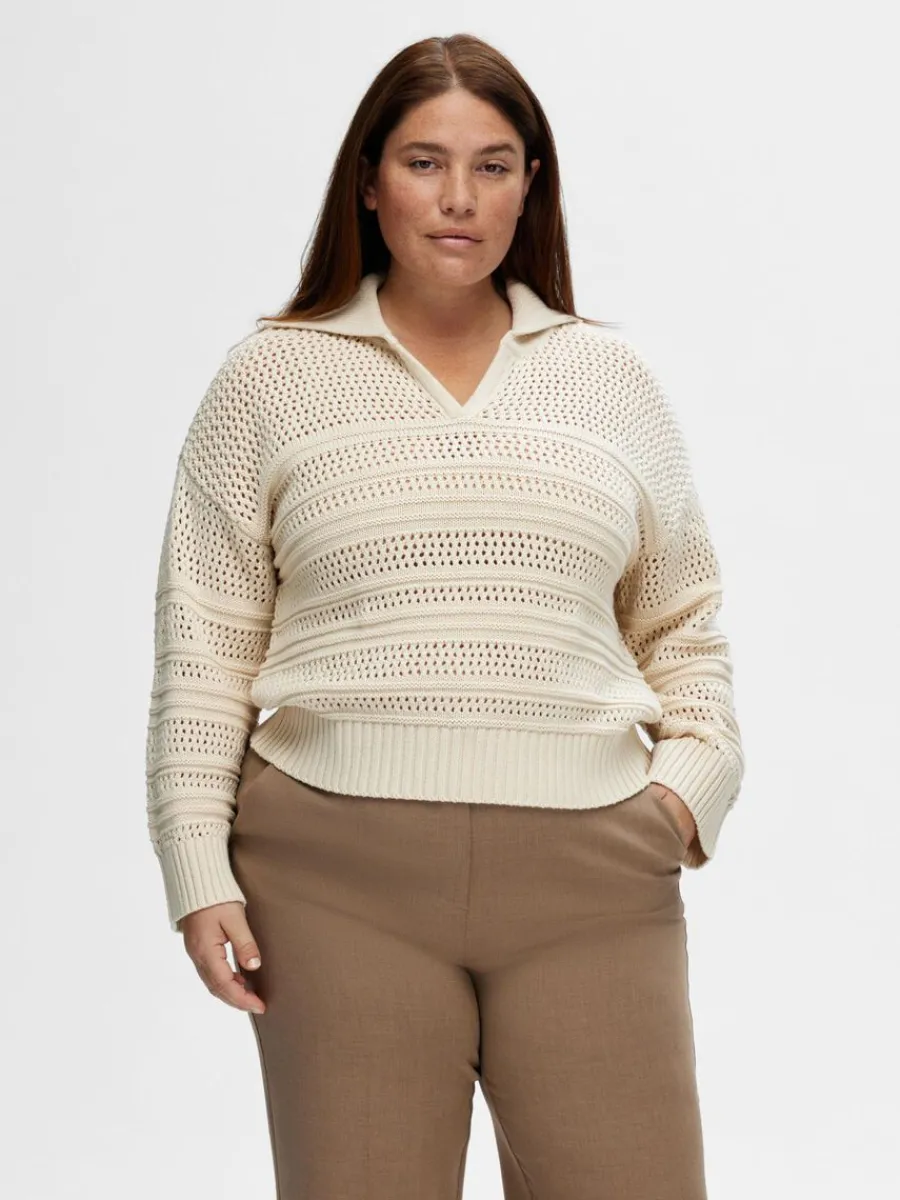 virkad_stil_trja_7.webp SELECTED VIRKAD STIL TRÖJA Beige Best