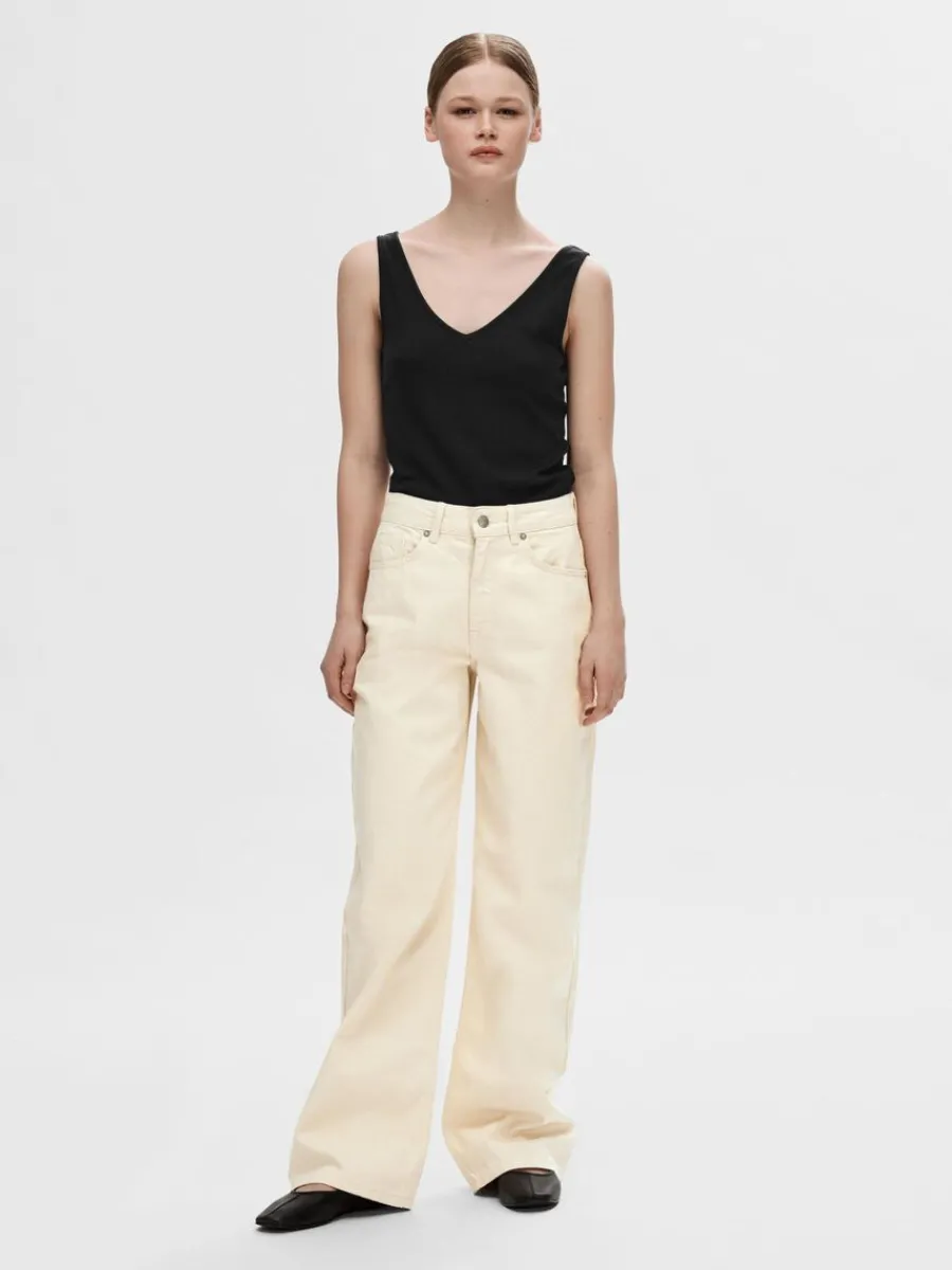 vita_vida_jeans_1.webp SELECTED VITA VIDA JEANS White New