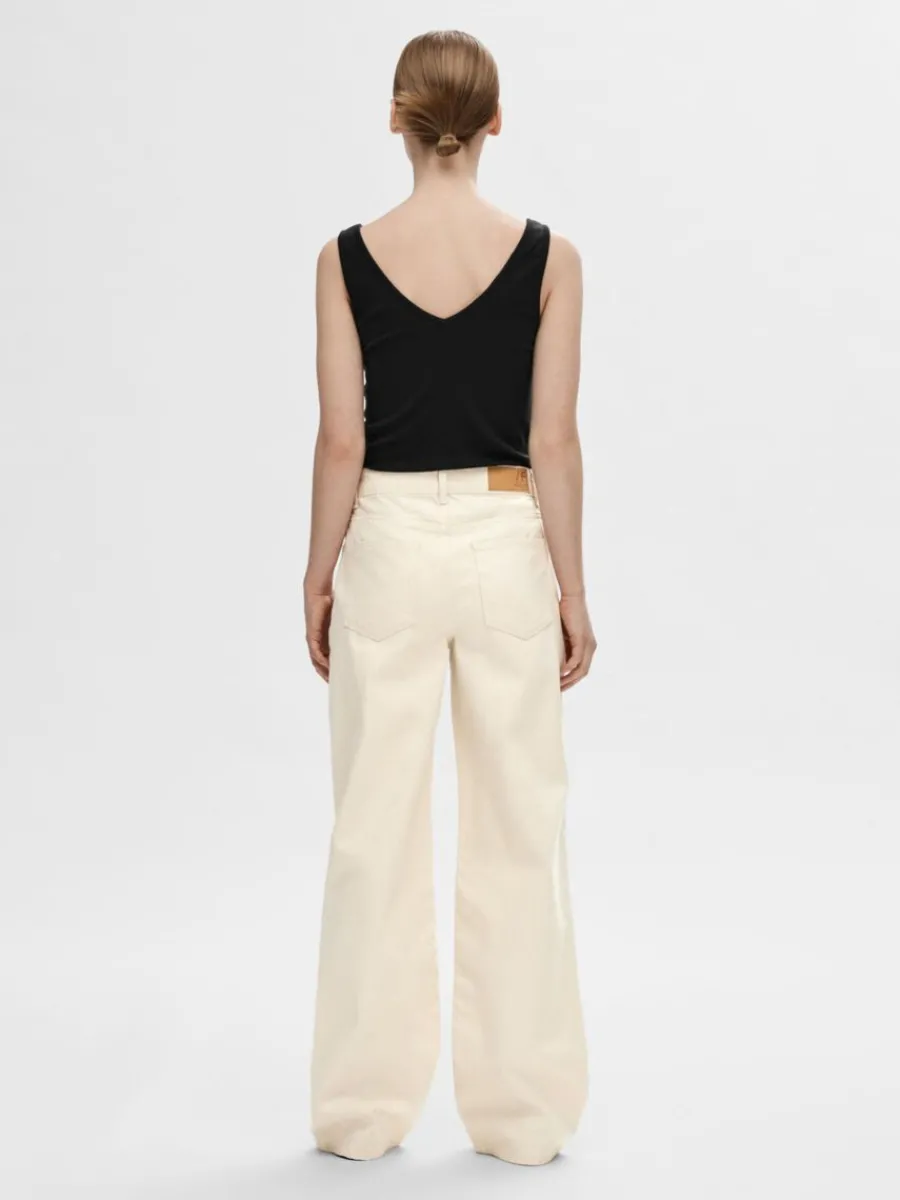 vita_vida_jeans_4.webp SELECTED VITA VIDA JEANS White New