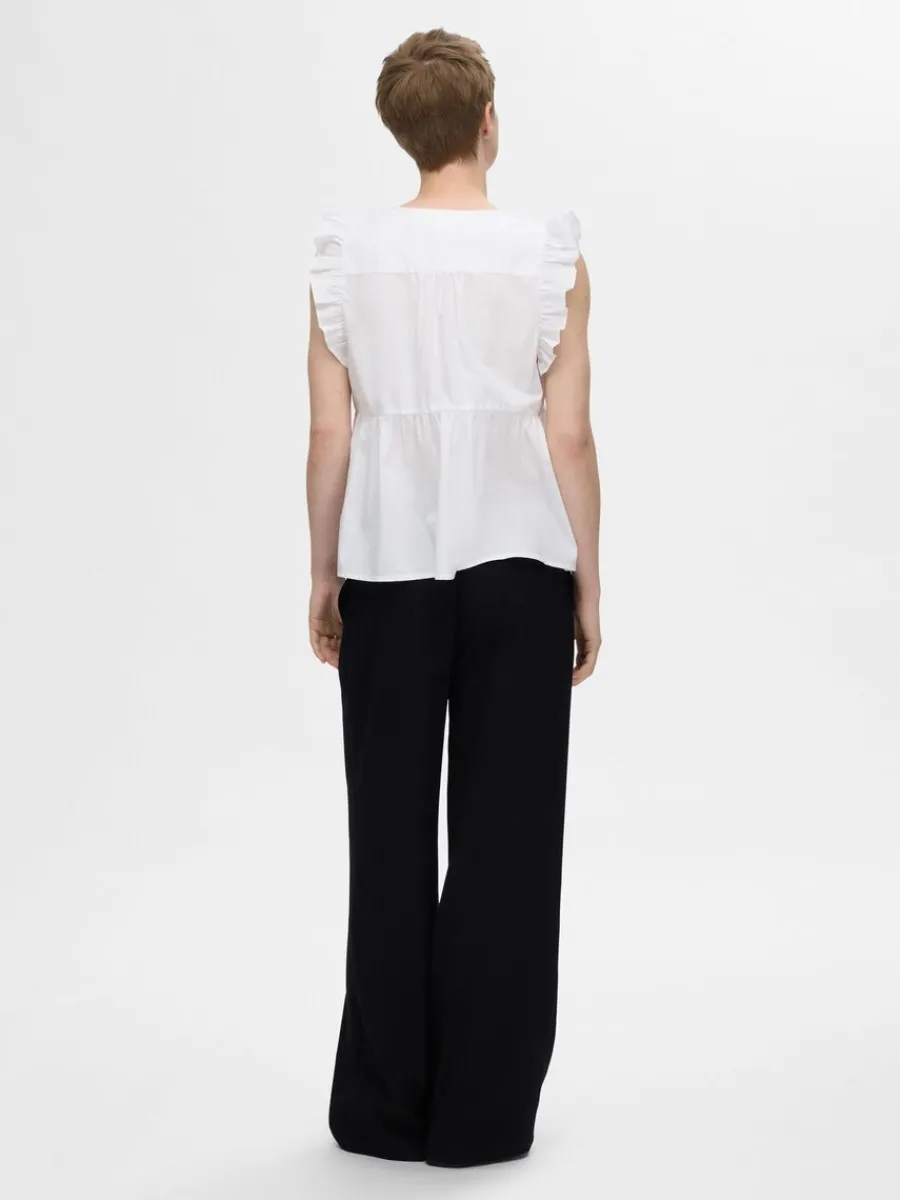 volangprydd_topp_4-1.webp SELECTED VOLANGPRYDD TOPP White Flash Sale