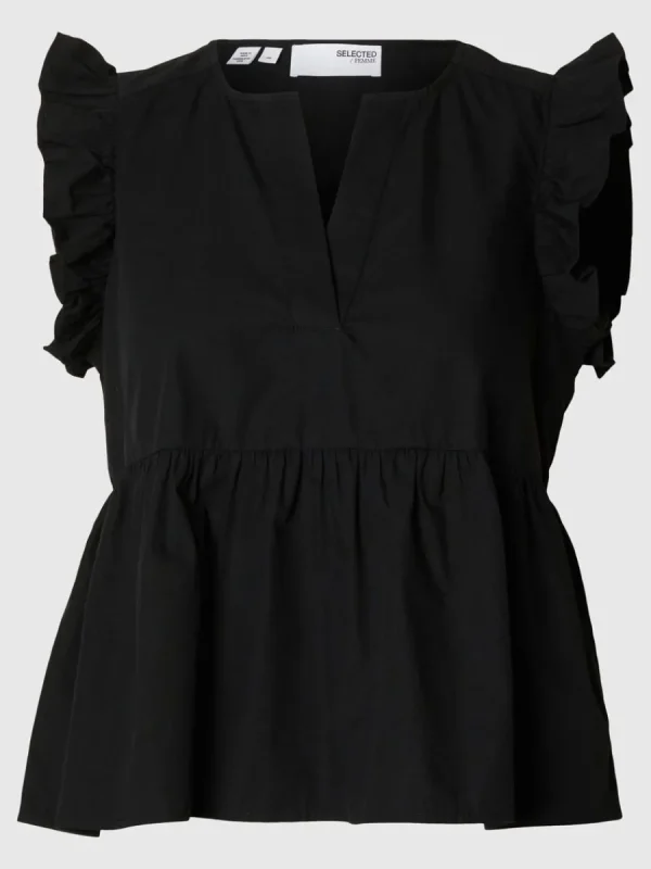 SELECTED VOLANGPRYDD TOPP Black Flash Sale