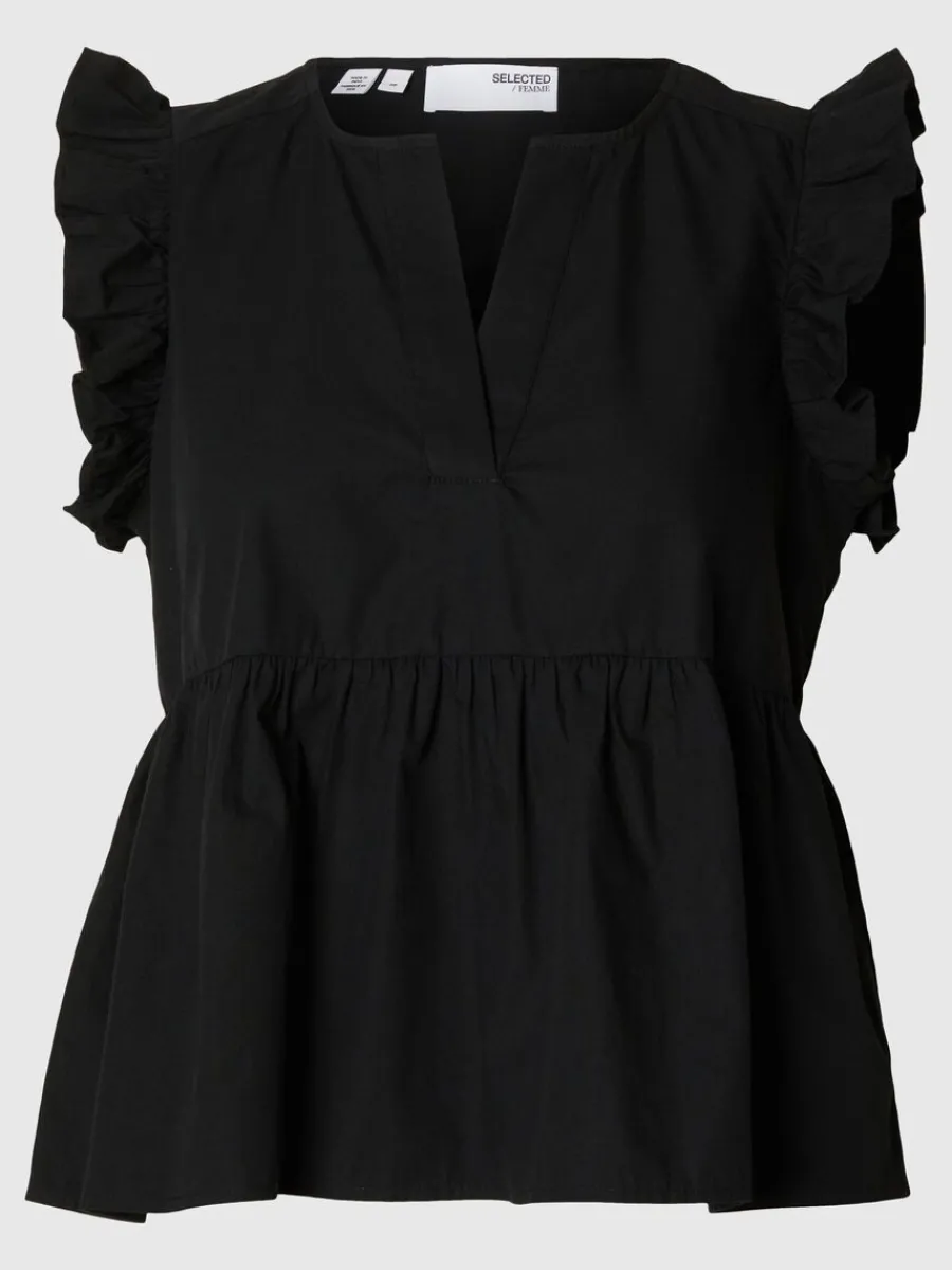 volangprydd_topp_5.webp SELECTED VOLANGPRYDD TOPP Black Flash Sale