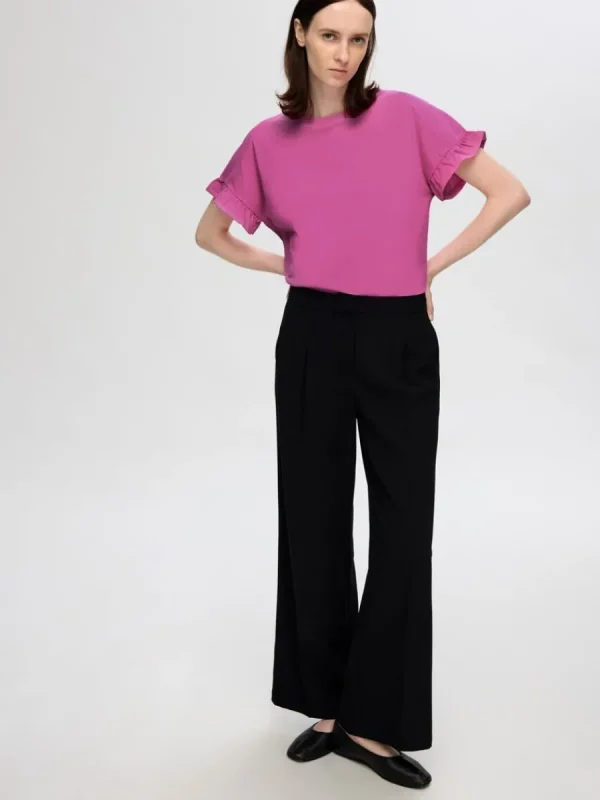 SELECTED VOLANGPRYDD T-SHIRT Pink New