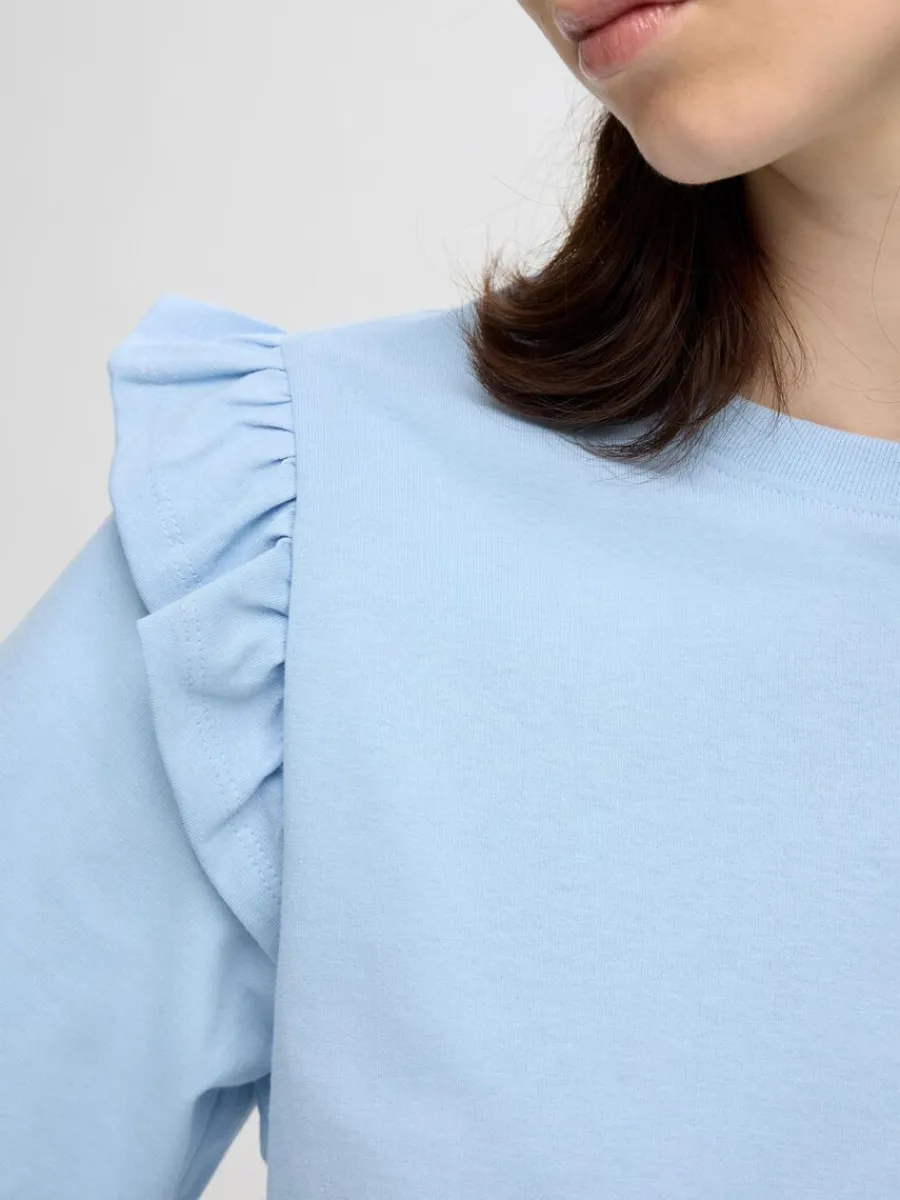 volangprydd_tshirt_3.webp SELECTED VOLANGPRYDD T-SHIRT Blue Cheap