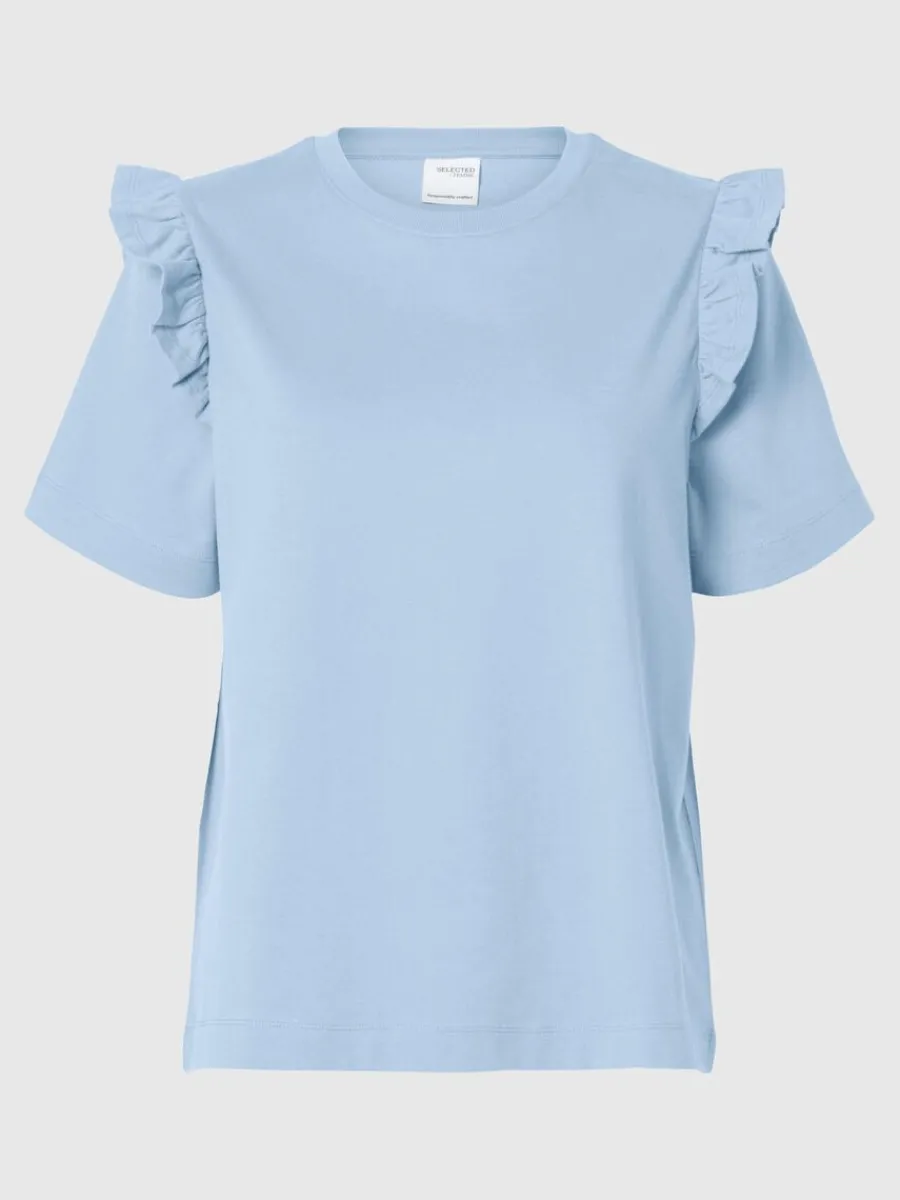 volangprydd_tshirt_5.webp SELECTED VOLANGPRYDD T-SHIRT Blue Cheap