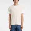 SELECTED V-RINGNING STICKAD VÄST Beige Flash Sale