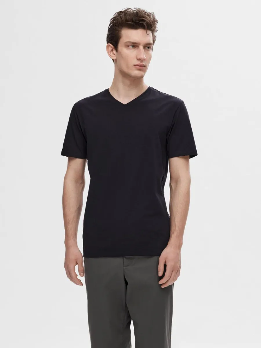 vringning_tshirt_0-1.webp SELECTED V-RINGNING T-SHIRT Black Cheap