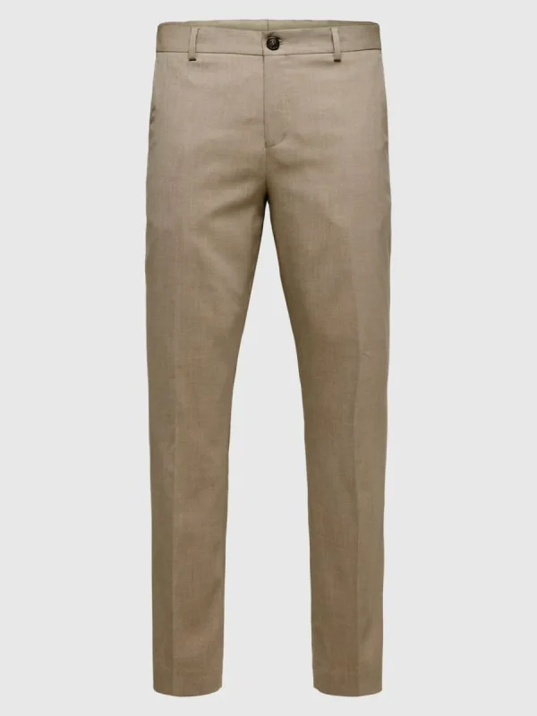 SELECTED VÄVD BYXOR Beige Online