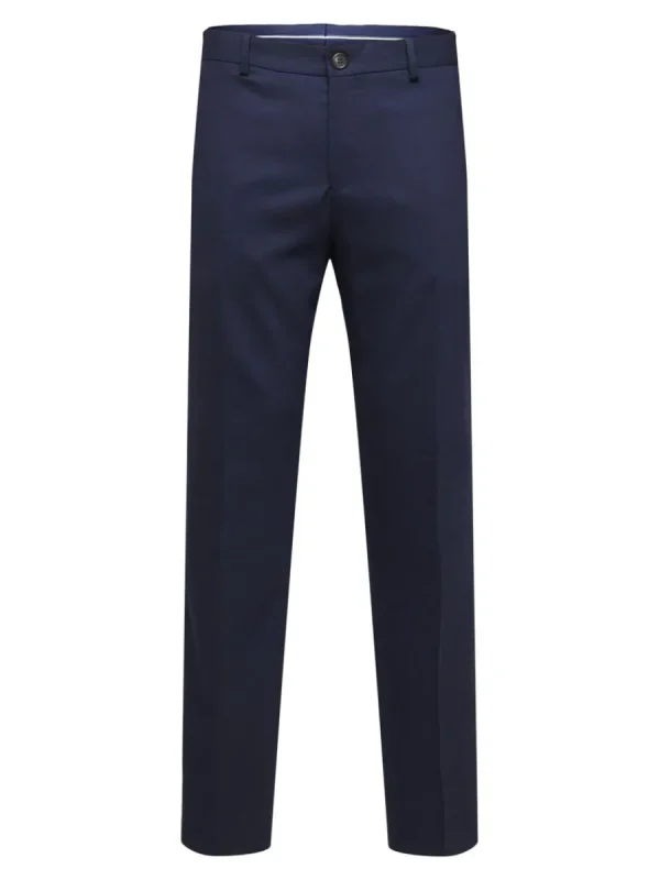 SELECTED VÄVD BYXOR Blue Store