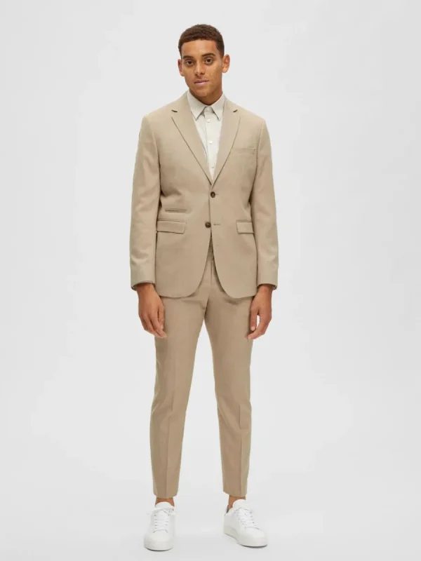 SELECTED VÄVD KAVAJ Beige Store