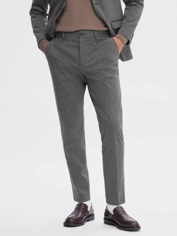 SELECTED VÄVD KOSTYMBYXOR Blue Sale