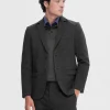 SELECTED VÄVD SLIM FIT KAVAJ Grey Hot