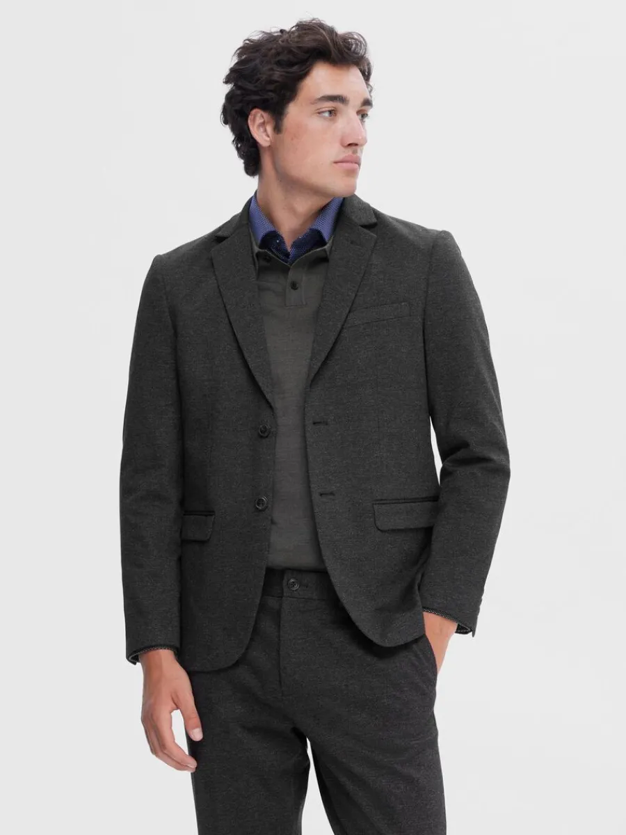 vvd_slim_fit_kavaj_0.webp SELECTED VÄVD SLIM FIT KAVAJ Grey Hot
