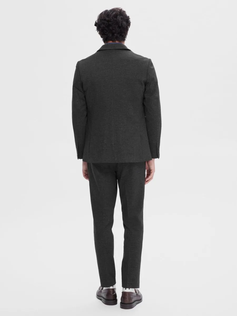 vvd_slim_fit_kavaj_1.webp SELECTED VÄVD SLIM FIT KAVAJ Grey Hot