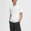 SELECTED ZIPPER PIKÉTRÖJA White Clearance